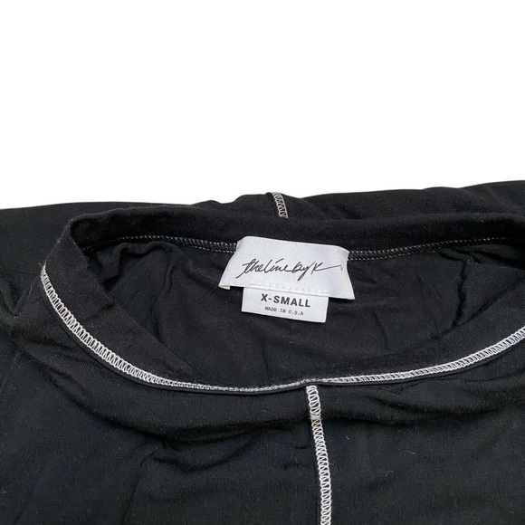 The Line by K Inez Black Sleeveless Maxi Dress XS | Stretch Modal - Picture 11 of 12